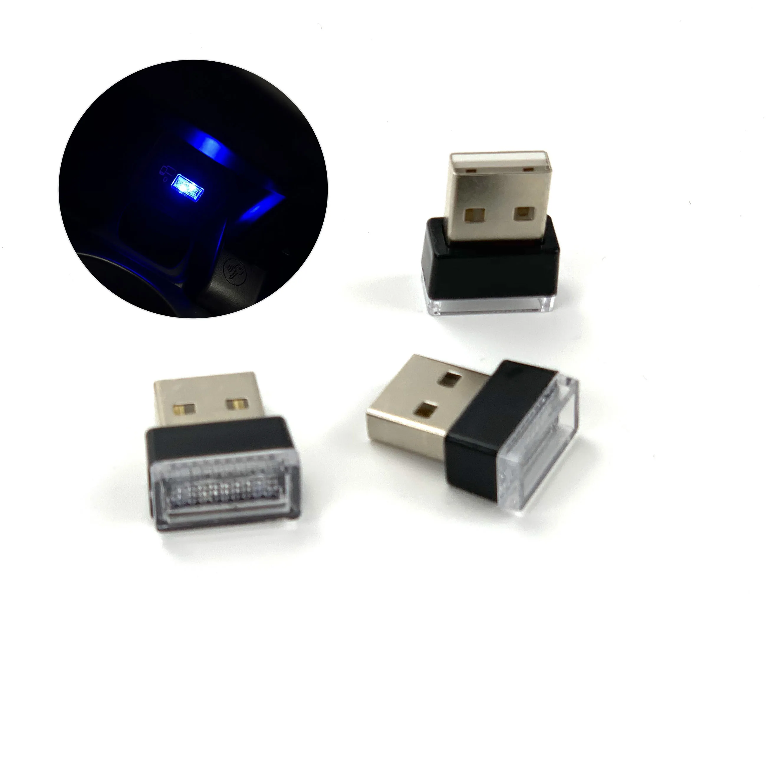 1 шт. Автомобильный USB светодиодный декоративный фонарь для Hyundai SantaFe Veracruz Mistra Tucson