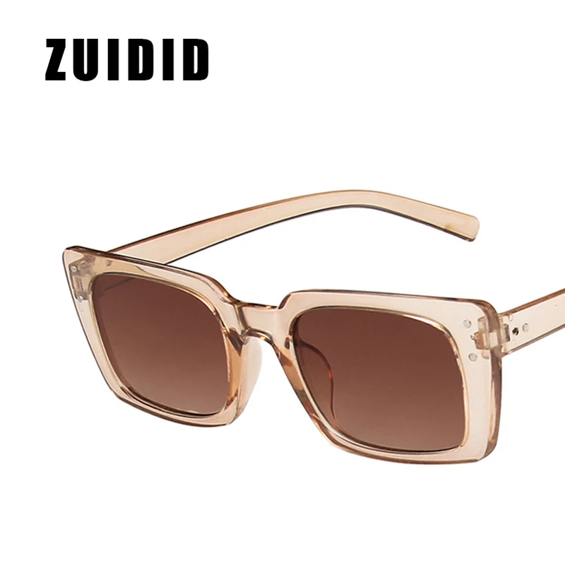 

Classic Square Sunglasses Women Men 2021 New Trendy Vintage Brand Design Black Transparent Sun glasses for Female Outdoor Travel