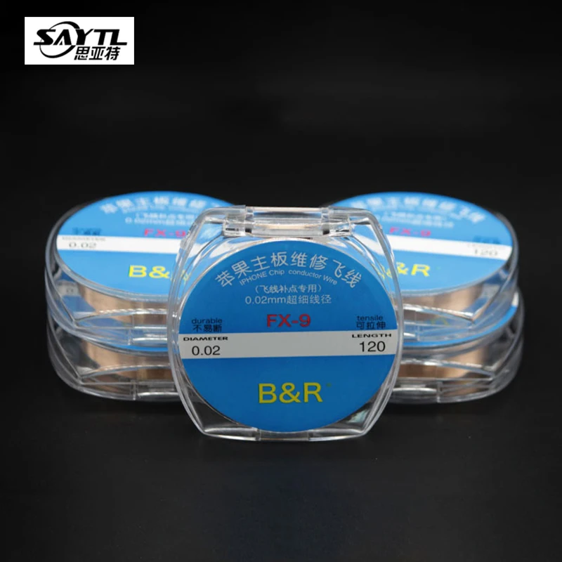 Медная паяльная проволока 0,02 мм, изоляция/неизолированная Соединительная проволока PCB, соединительная линия для обслуживания телефона, iPad, инструмент для сварки и ремонта печатных плат