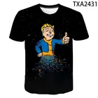 Новинка 2020, летняя футболка Fallout 3D для мужчин, женщин и детей, Повседневная модная уличная одежда для мальчиков и девочек, детская футболка с принтом, крутые топы, футболка
