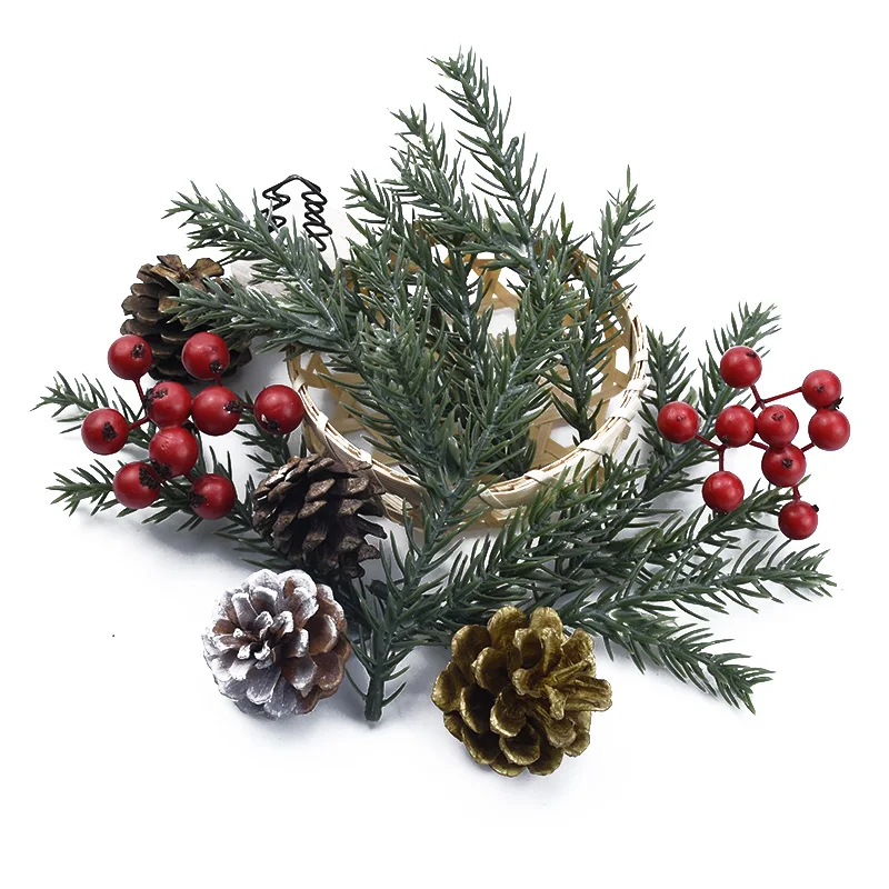 10 шт. искусственные растения для украшения дома аксессуары Рождественская
