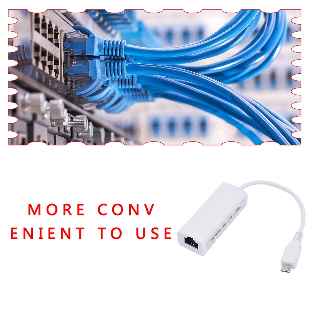 Сетевая карта Micro USB Ethernet адаптер к RJ45 для Windows 7/8/10 Android планшета IC LAN|Сетевые карты|