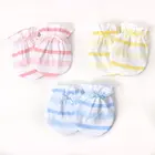 Перчатки для новорожденных, хлопковые, для маленьких девочек и мальчиков, с защитой от царапин, варежки для новорожденных WXTD