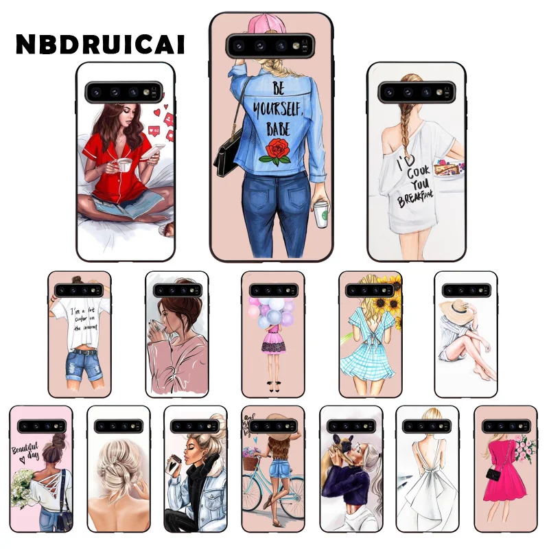 NBDRUICAI VOGUE Рождественская Принцесса девушка женщина Босс кофе чехол для | Бамперы -4000591273361