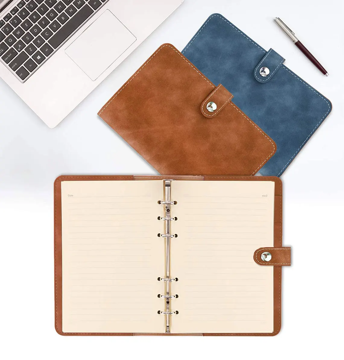 

A6 Convenient And Practical 6-hole Loose Leaf Notebook Planner's Binder Diary Diary Ring Binder Kawaii School Supplies