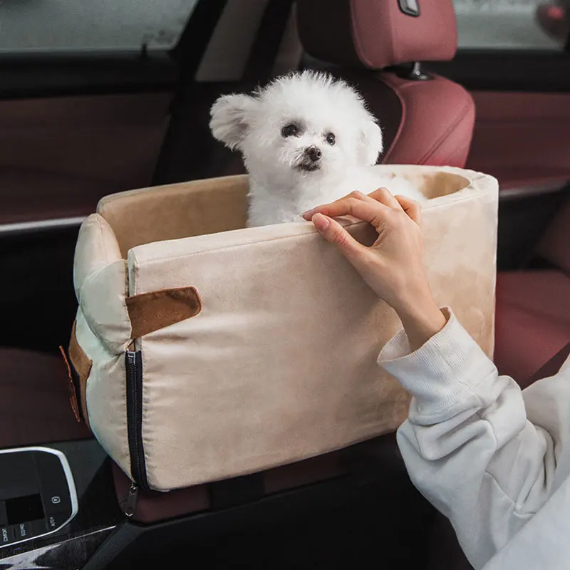 

Переносная кровать для домашних питомцев, центральное контрольное безопасное автомобильное сиденье для кошек и собак, протектор для мален...