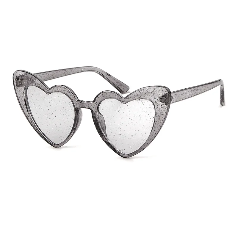 Солнцезащитные очки в форме сердца для женщин брендовые дизайнерские ретро