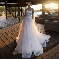 sequin strapless neck wedding dress sleeveless a line floor length backless crystals sash bridal gowns %d1%81%d0%b2%d0%b0%d0%b4%d0%b5%d0%b1%d0%bd%d0%be%d0%b5 %d0%bf%d0%bb%d0%b0%d1%82%d1%8c%d0%b5 2021