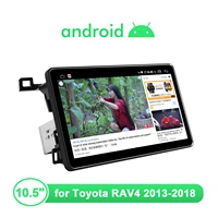 joying 10 5 inch android 10 0 system car radio bluetooth with gps and rear camera 4g hd 1280720 ips for toyota rav4 2013 2018