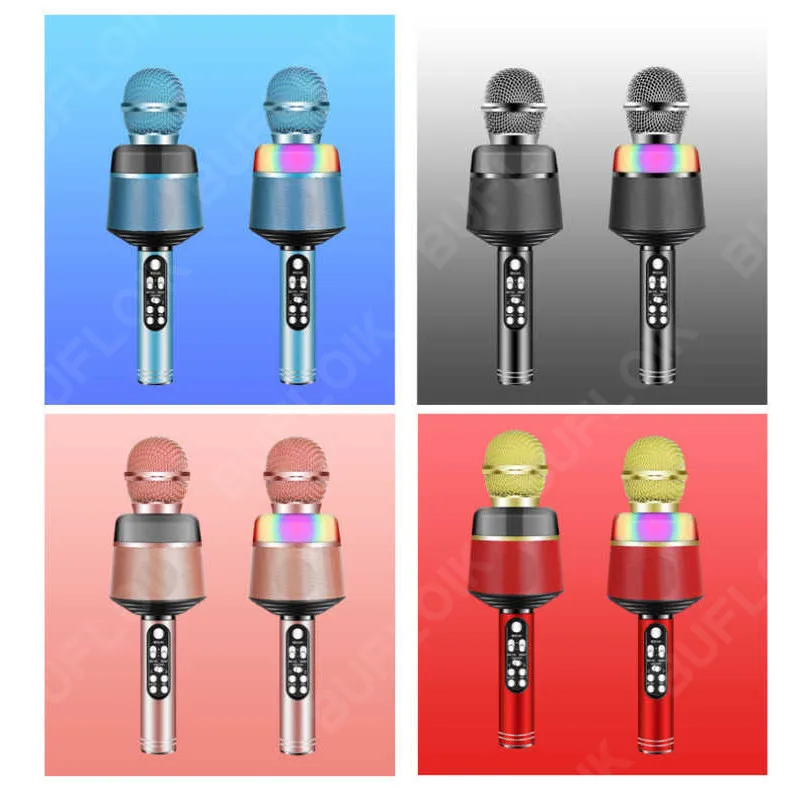 Беспроводной микрофон Q008 портативный USB конденсатор с Bluetooth для KTV дни рождения