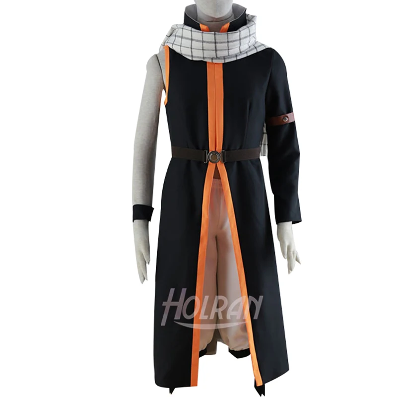 Костюм для косплея из аниме Хвост Феи костюм Нацу драгнееля пальто брюки пояс