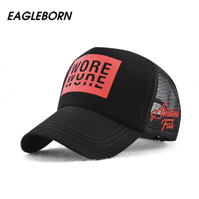 

2022 Brand New Men Women Summer Snapback Baseball Cap High Quality Quick Dry Mesh Baseball Cap Sun Hat Bone Breathable Hats Bone
