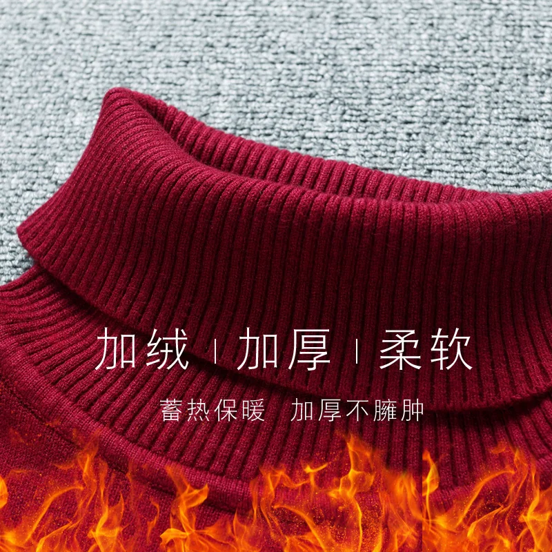 Мужской свитер зимний водолазка Pull Homme 2020 корейский вязаный пуловер мужской