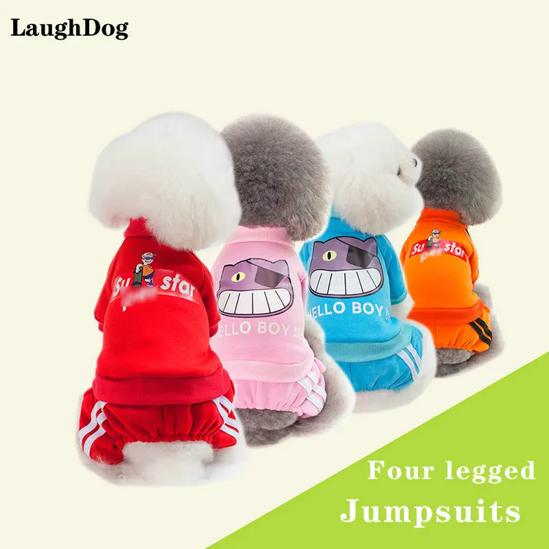 

Pet Clothes Dog Costume Pet Four legged Jumpsuit For Small Dogs Clothes Chihuahua Pug Dogs Clothing French Bulldog Puppy Outfit