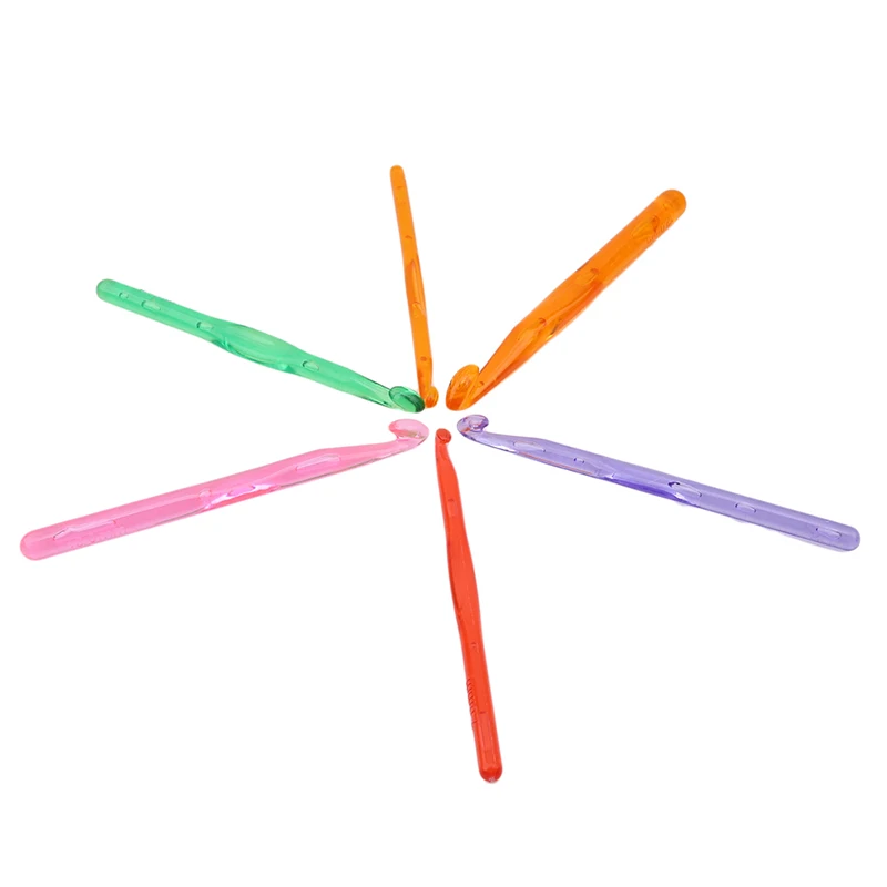 9 шт./компл. акриловые Вязание иглы ручка вязальный крючок вязаные переплетения