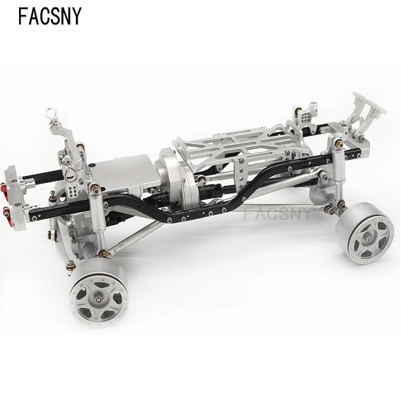 Цельнометаллический каркас с ЧПУ анодированный собранный для 1/24 SCX24 90081 RC