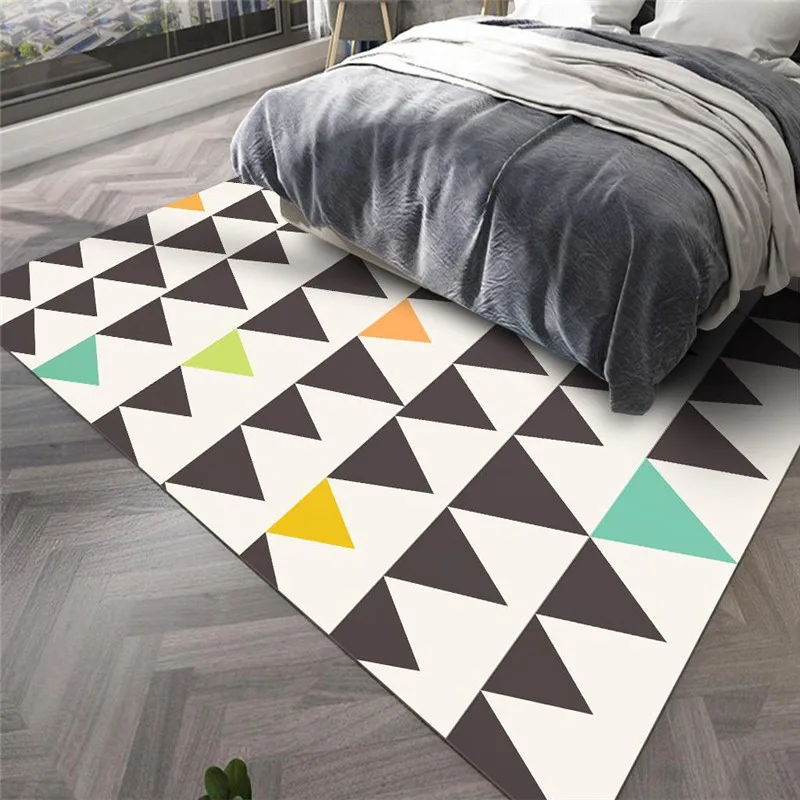 

Large Size Geometric Printed Area Rugs 2m*3m Carpets For Living Room Bedroom Decor Rug Anti Slip Floor Mats New Design Rugs