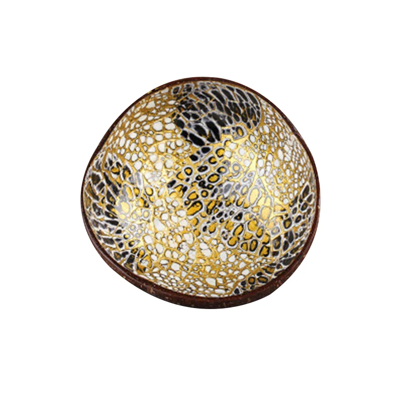 Природные Красочные чашка в виде кокоса ремесленные украшения творческий чаши