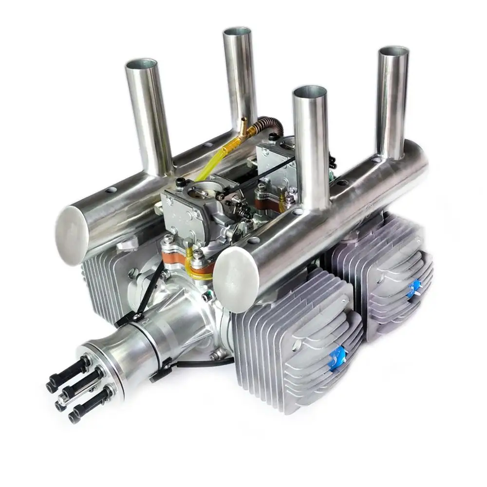 DLA360 360cc многоцилиндровый CNC обработанный двигатель для радиоуправляемой модели