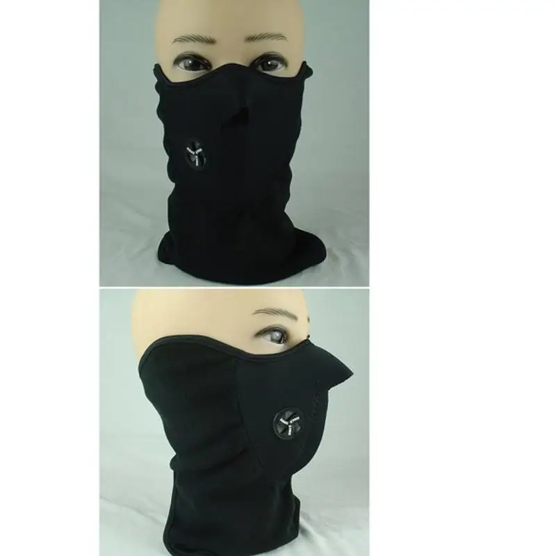 Зимние теплые Флисовые Балаклавы для катания на лыжах велосипедная маска