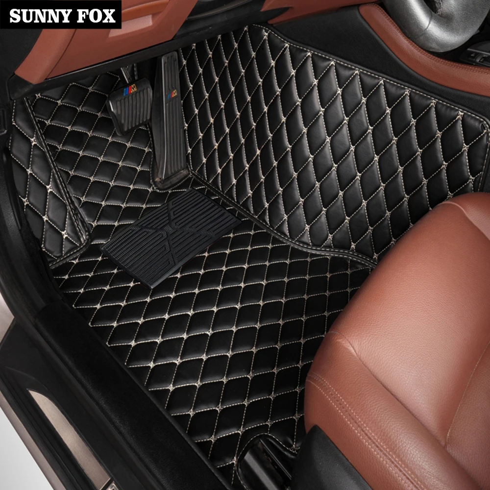 Напольные коврики SUNNY FOX для Volkswagen CC Eos Golf Jetta Passat Tiguan Touareg sharan 5D стайлинг автомобиля