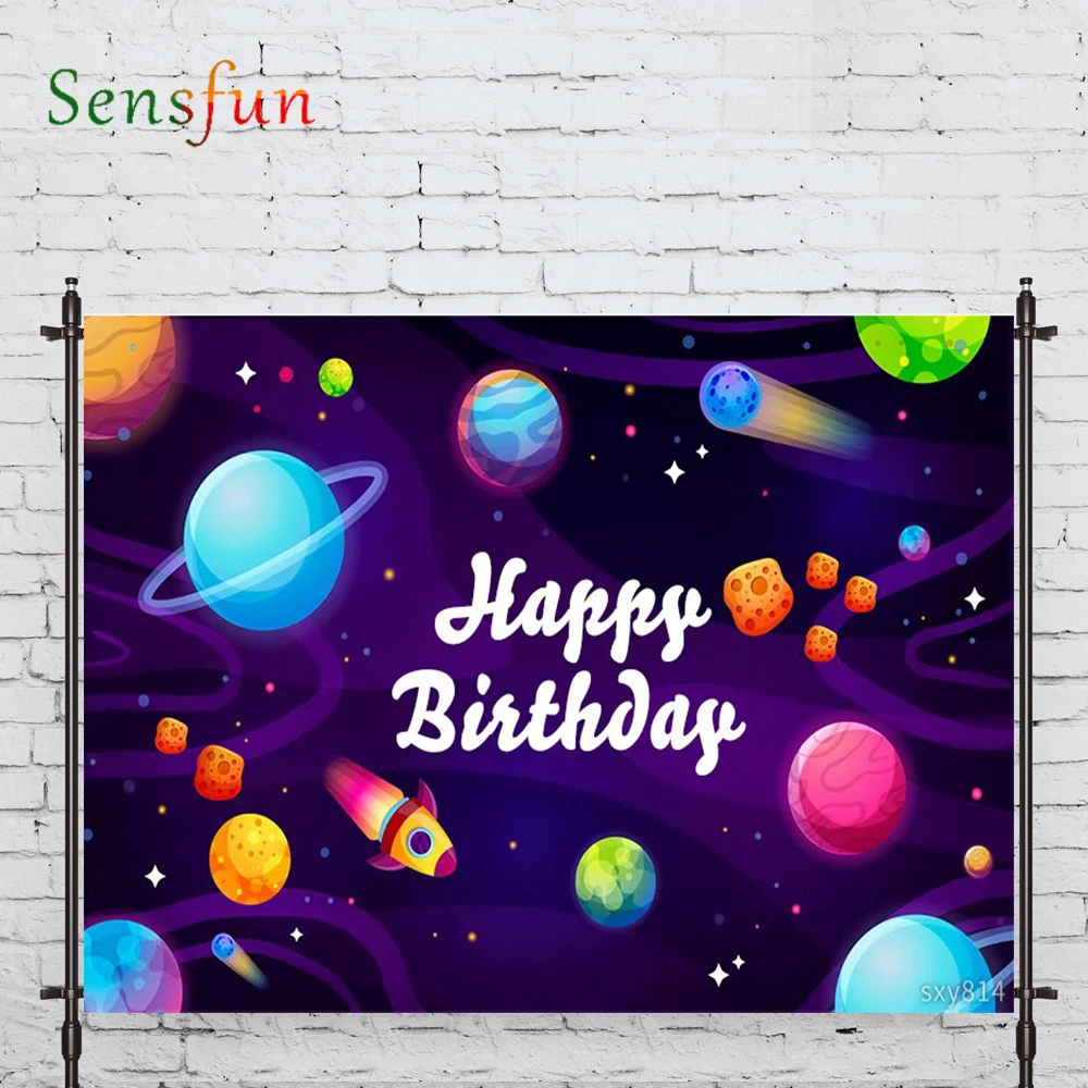 LEVOO фон для фотосъемки с изображением планеты на день рождения Вселенной пижамы