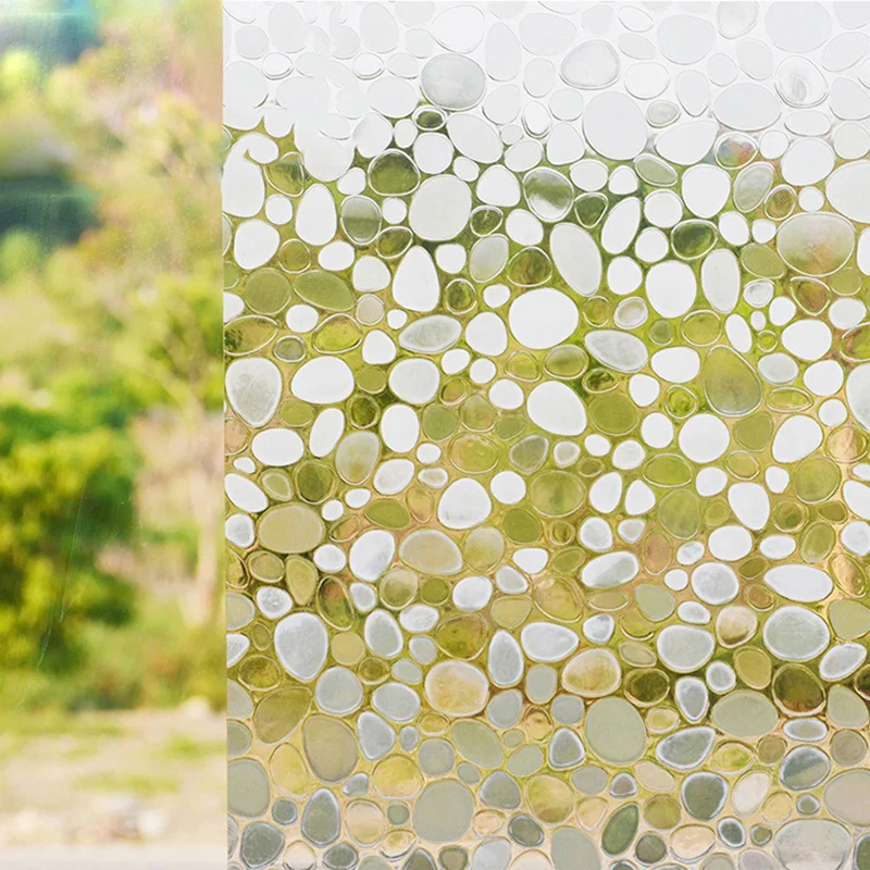 45x100cm 1PC Opaque Glass Films For Bathroom Kitchen Door Window Sunscreen Protect Privacy Static Cling Home Decor | Дом и сад