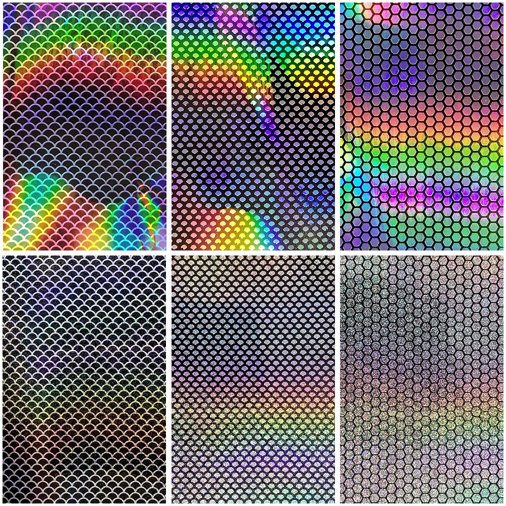 Голографическая прозрачная лазерная наклейка для рыбалки 6 шт. 10x8 см | Спорт и