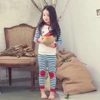 spring autumn kids outfits fashion toddler girl fall clothes cartoon baby pajamas long sleeves sleepwear childrens set 2 8 year