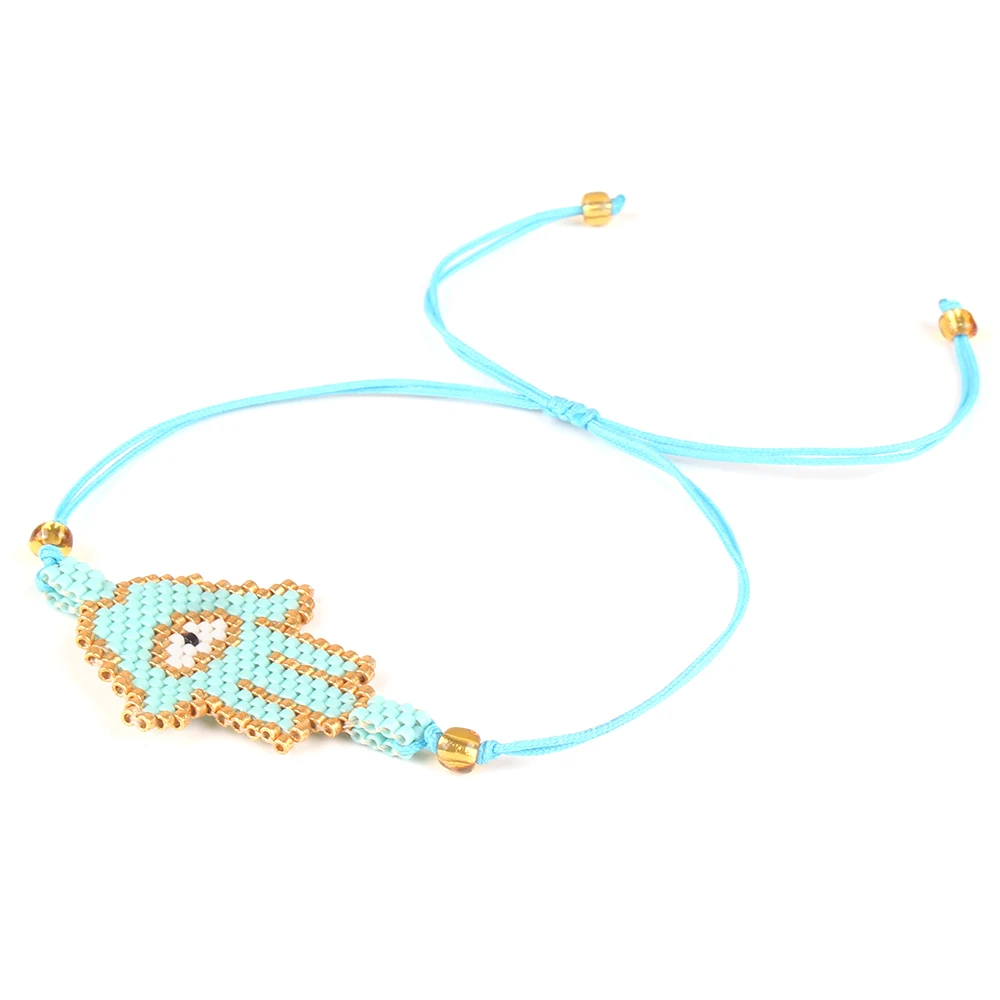 Женский браслет Go2boho MIYUKI Турецкий Дурной глаз браслеты дружбы ювелирные изделия