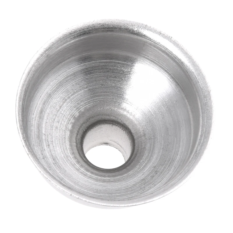 

2Pcs Stainless Steel Hip Flask Funnel--Silver