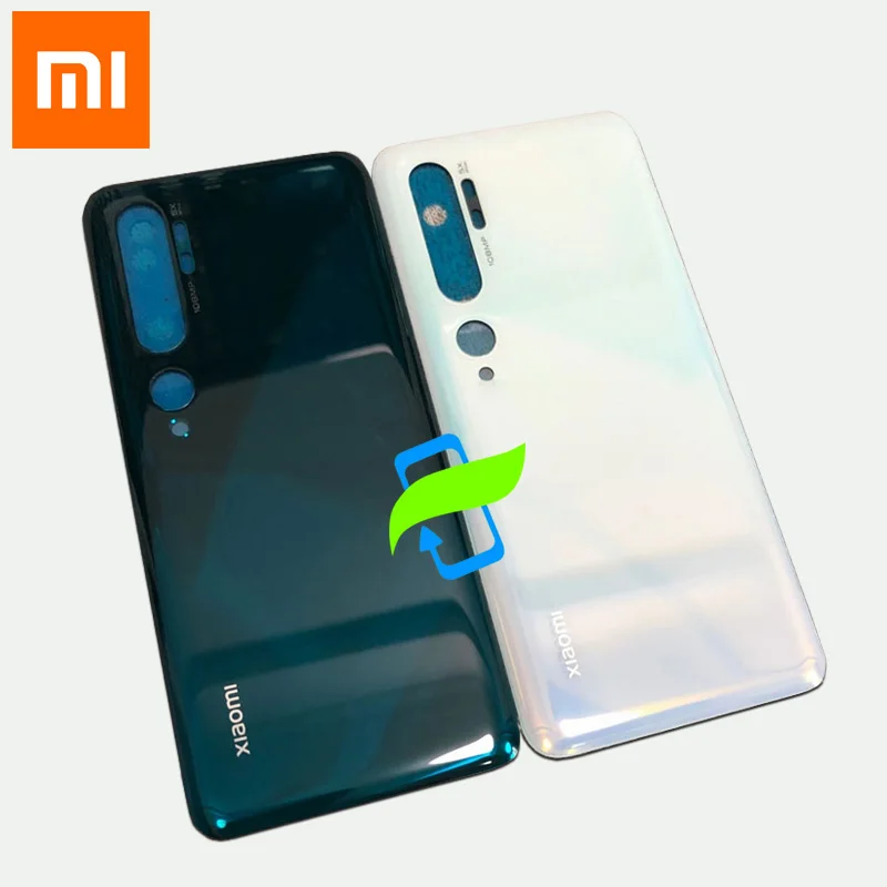 Задняя крышка батареи для Xiaomi Mi Note 10 Pro стеклянная корпуса Note10 CC9 Чехол