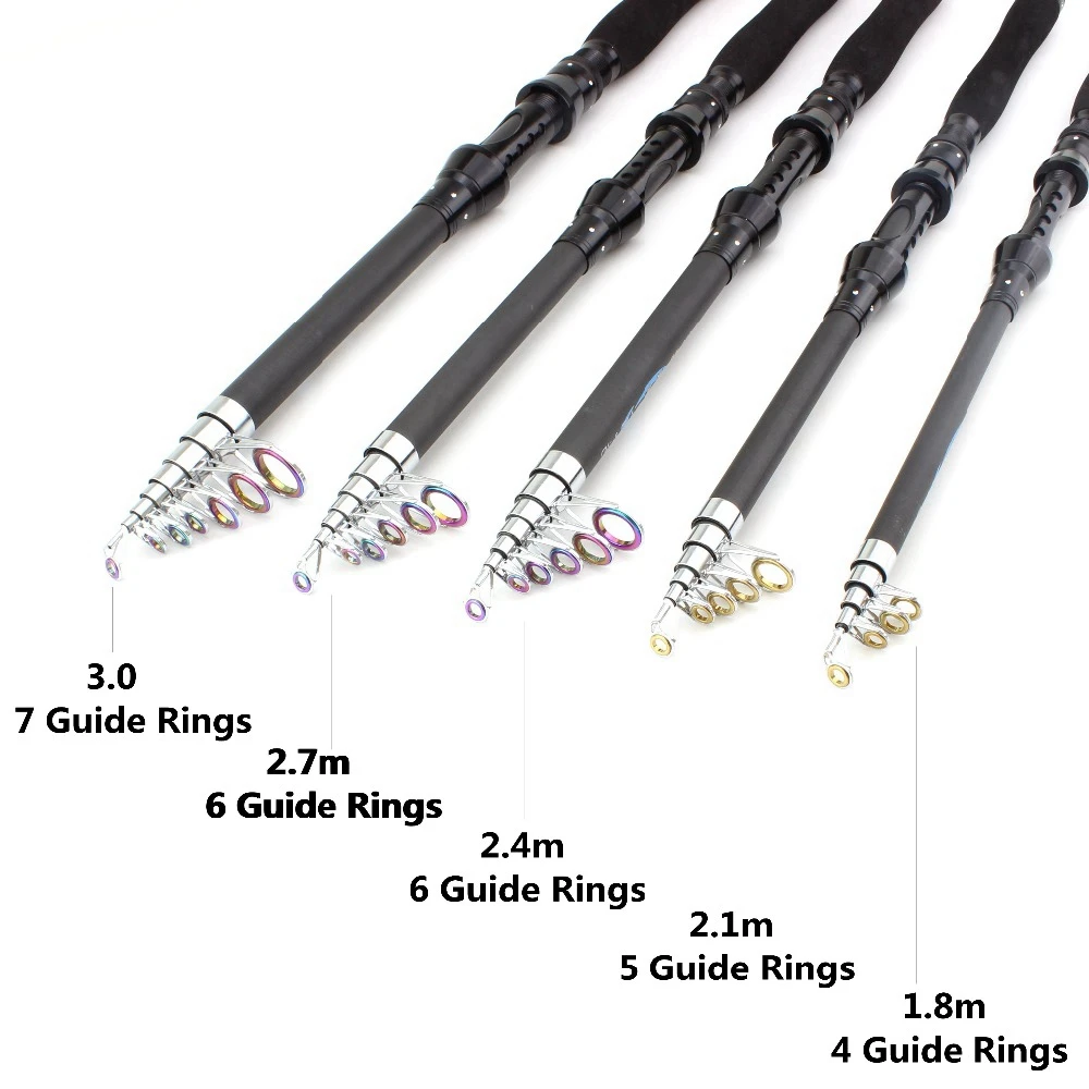 

Портативное телескопическое рыболовное спиннинговое удилище, 1,8-3,0 м