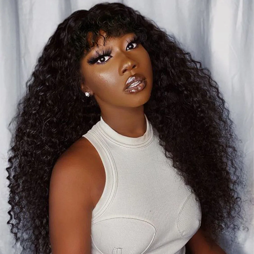 

Kinky Curly Weaves Hair Wigs for Women cosplay Perruque Cheveux Humain Brazilian Hair Wigs Cheap Short Wig Curly Human Hair