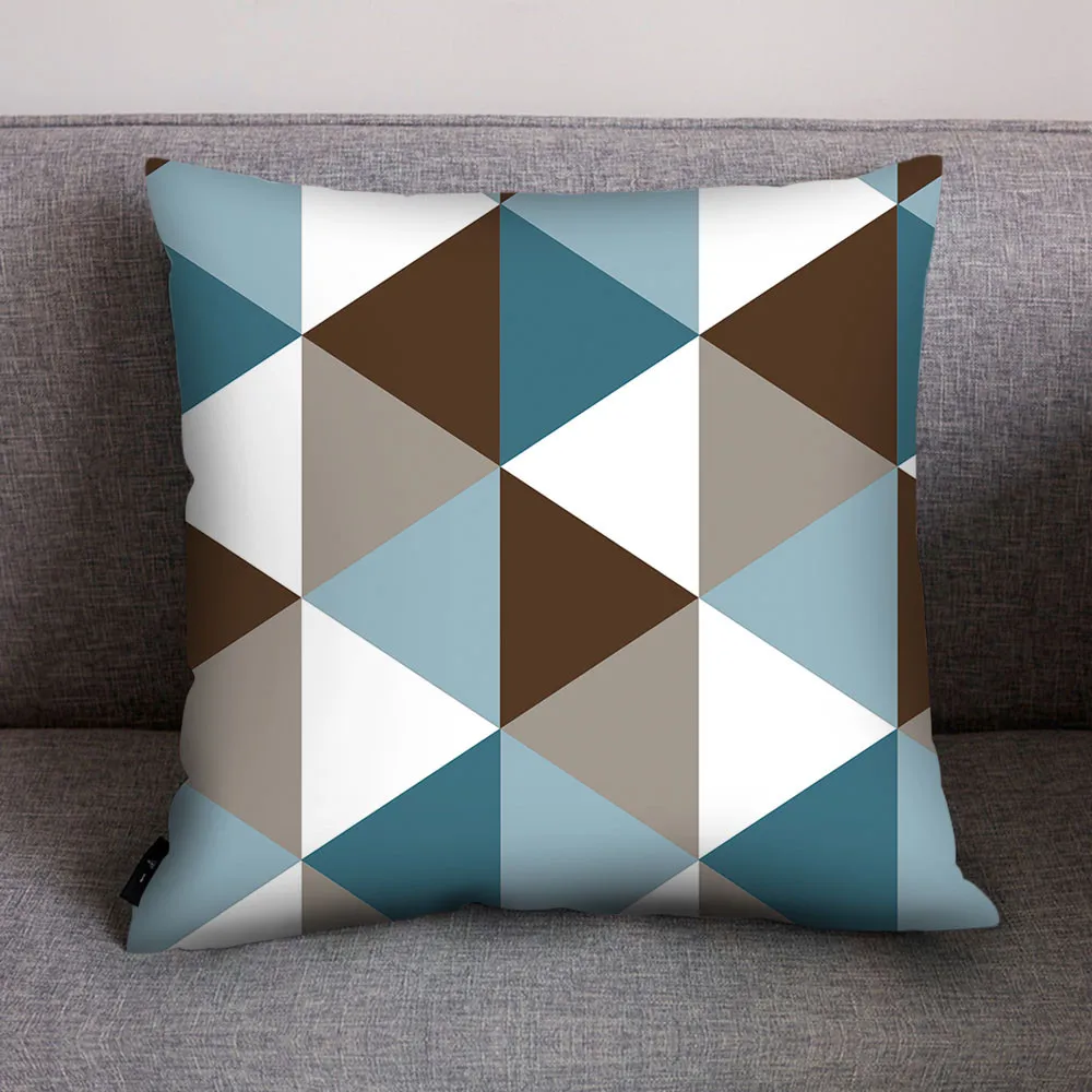 Наволочка для подушки с абстрактным рисунком декоративный цветной чехол