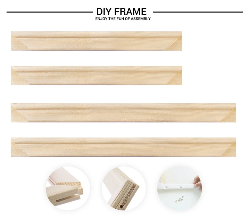 Набор для рисования по номерам на деревянной раме 40 х0 см | Дом и сад