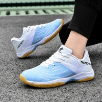 new professional tennis shoes men women breathable badminton volleyball shoes indoor sport training table tennis shoes plus size