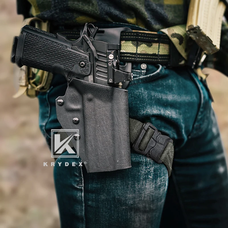 KRYDEX быстроразъемной пряжкоймарки эластичный ремень для бедра ног набедренная 1 5