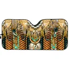 Солнцезащитный козырек INSTANTARTS для автомобиля, складной передний козырек от солнца, для этнических индейцев, ацтеков, индейцев, ацтексов, навеса