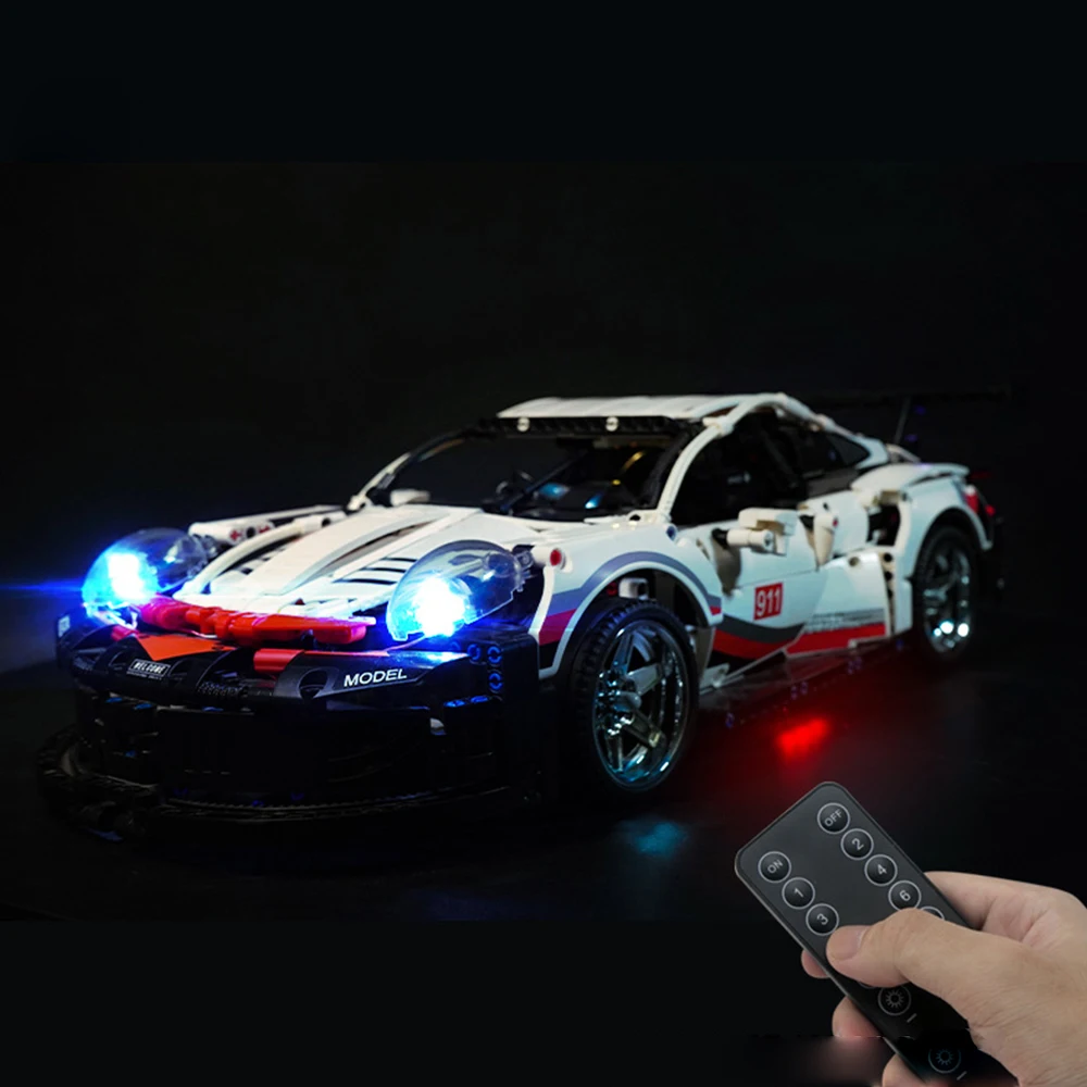 Светодиодный светильник в комплект для лего 42096 Строительные кирпичи игрушек