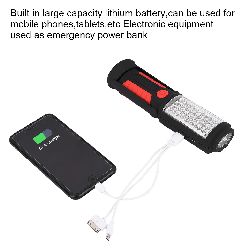 Светодиодный портативный Рабочий светильник супер яркий наружный светодиодный