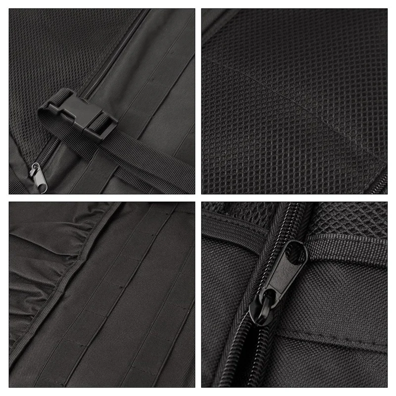 

Roll Bar Storage Bag Cage for 07-18 Jeep Wrangler JK JL CJ TJ Rubicon 4-Door with Multi-Pockets & Organizers & Cargo Bag