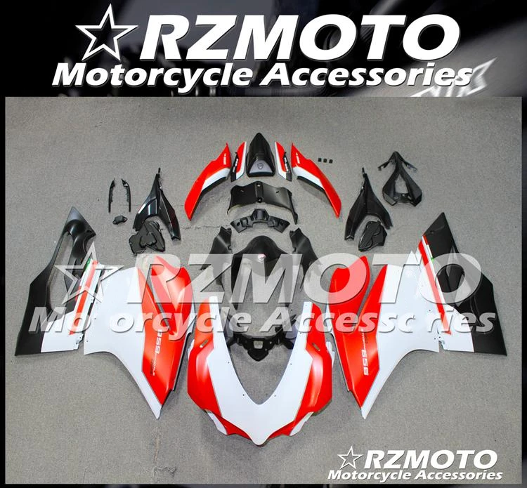 

Injection Mold New ABS Whole Fairings Kits For Ducati 959 1299 Panigale 2015 2016 2017 2018 15 16 17 18 Bodywork set red matte