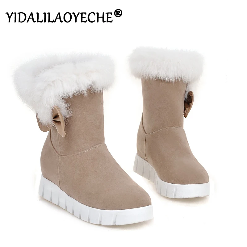 YIDALILAOYECHE/зимние сапоги Новое поступление модные брендовые женские зимние из