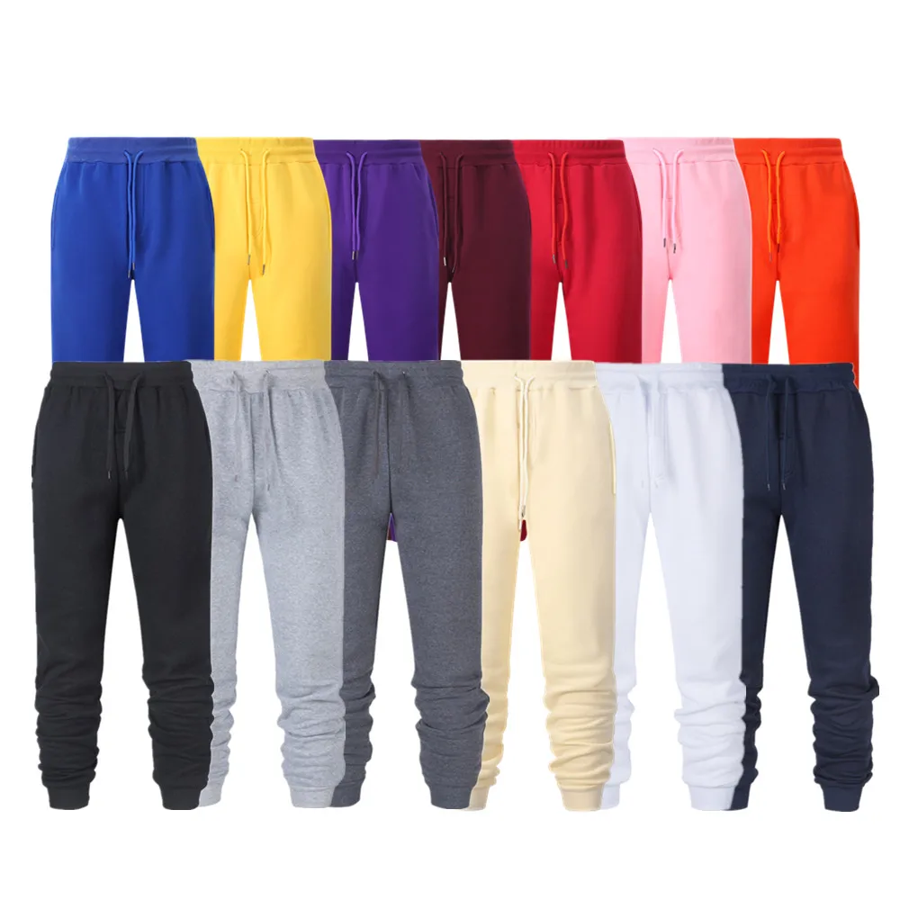 

Men Fashion 2020 Joggers Brand Trousers Casual Sweatpants Jogger 13 Color Trackpants Male Fitness Workout Running Sport Pants