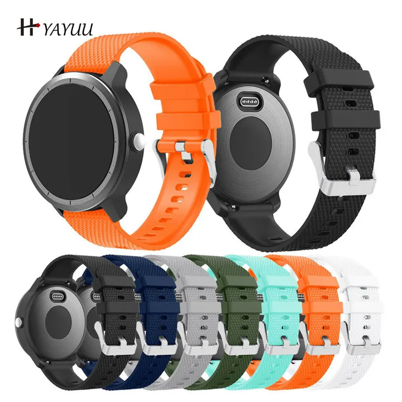 

YAYUU Silicone Watch band for Garmin Vivoactive 3 Vivomove HR Smart wristband for Garmin Vivoactive 3 Replacement Watch Strap