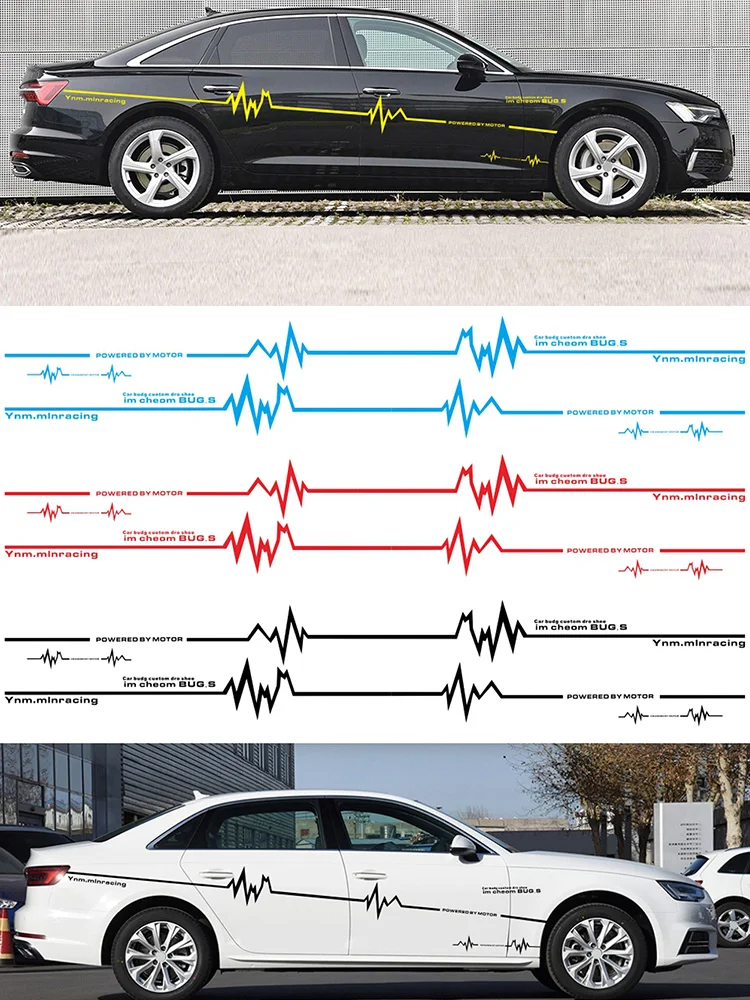 

Графические наклейки для боковой стороны автомобиля, 2 шт.