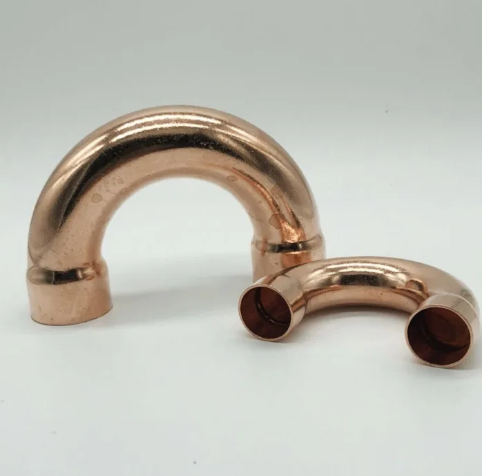 

5Pieces/Lot Inner hole:12.7mm Thickness:0.8mm Copper Pipe Welded U Elbow 180 Degree Copper Joint Refrigeration Fittings