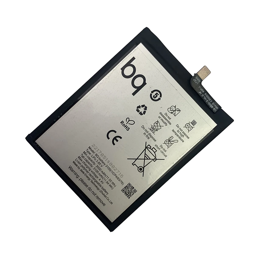 Bater&iacute;a de tel&eacute;fono 100% Original de alta calidad, 3100mAh, para BQ Aquaris X Pro, bater&iacute;as de repuesto-2