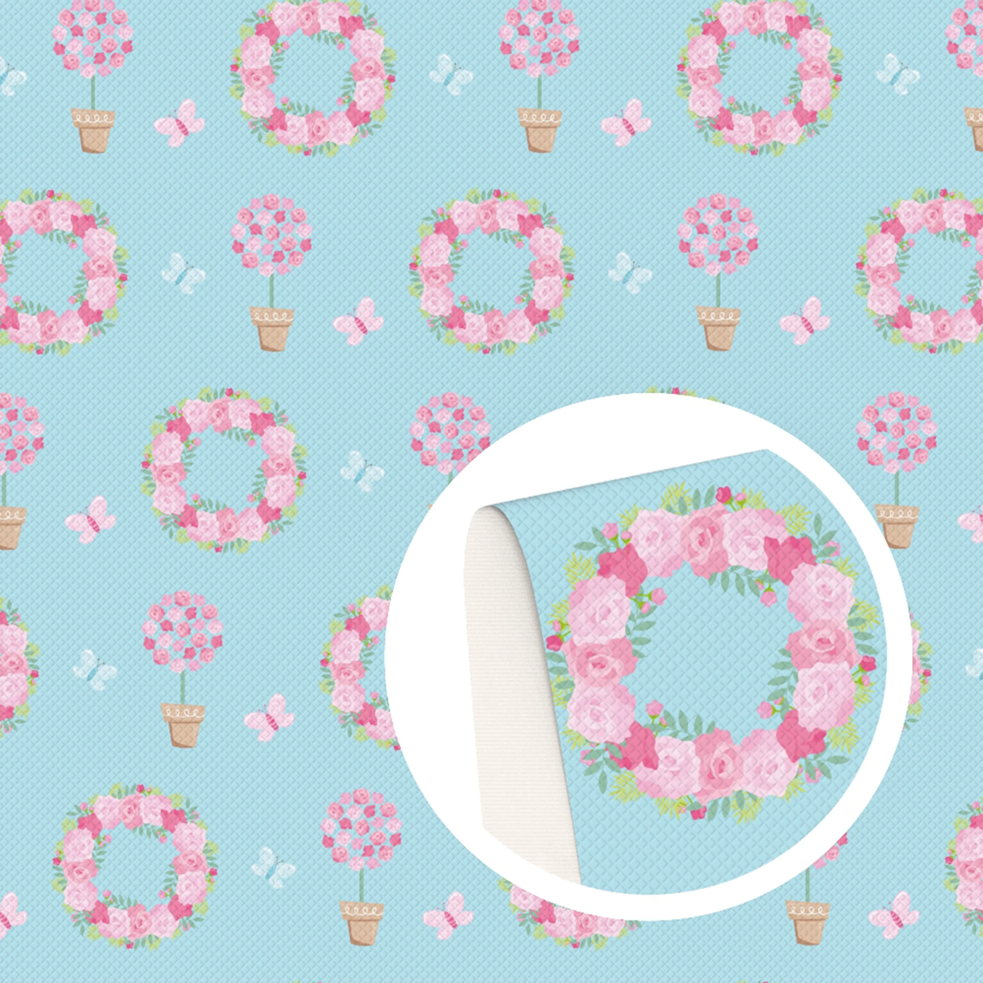 Гладкие листы из искусственной кожи с изображением перьев и цветов кожаный бант